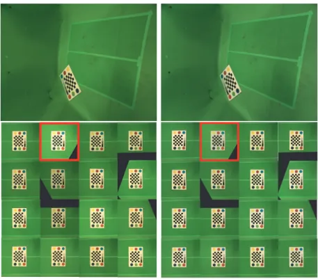 Fig. 8 Color diﬀerences in [0:255] on corresponding points.
