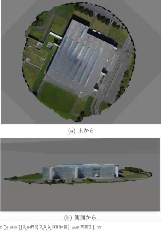 図 4  作成した公立はこだて未来大学の校舎モデルの例