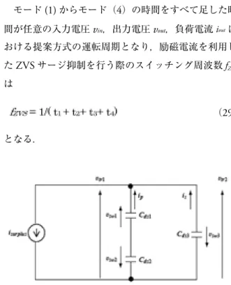 Fig. 9　Equivalent circuit of the Fig. 8 on mode (3)