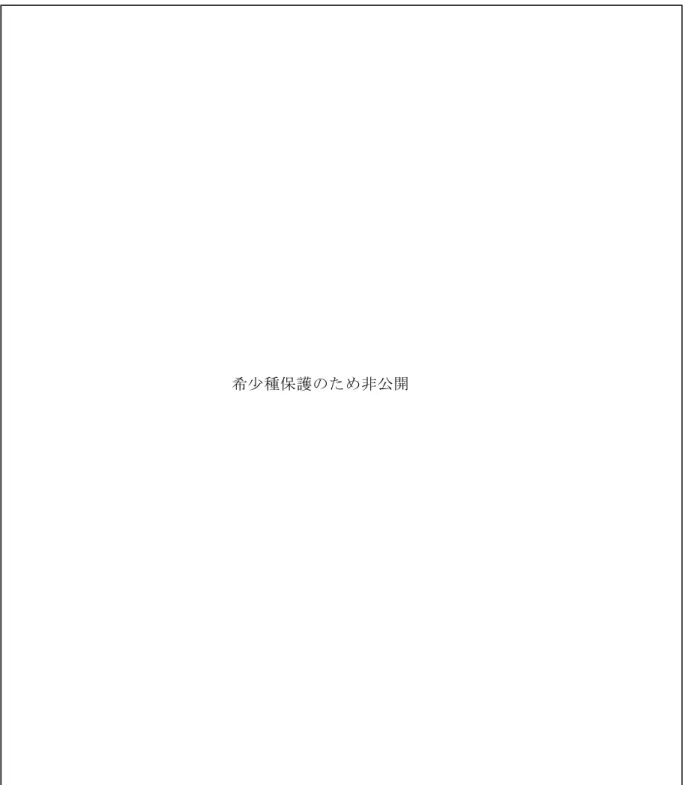 図 3-4  重要な種等の確認位置（鳥類・夏季） 