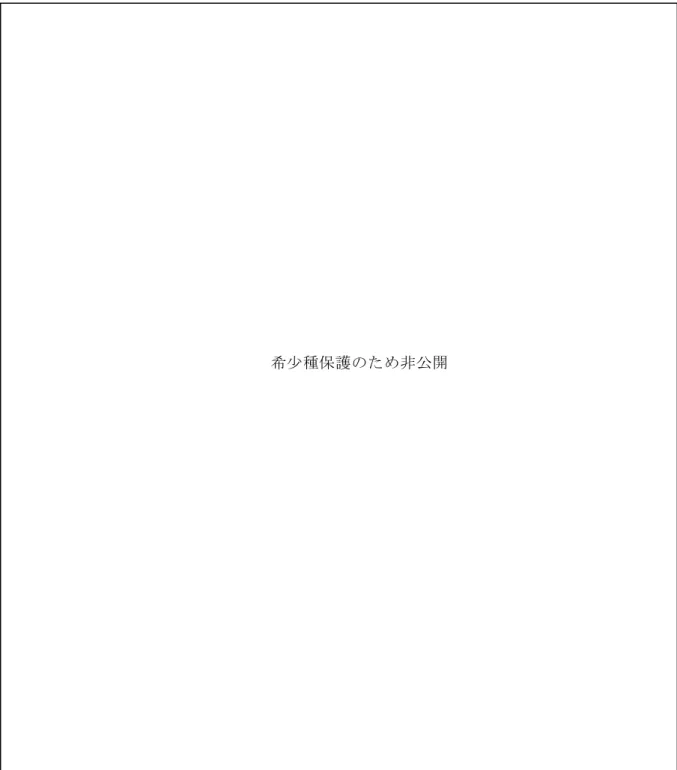 図 3-11  重要な種等の確認位置（植物） 