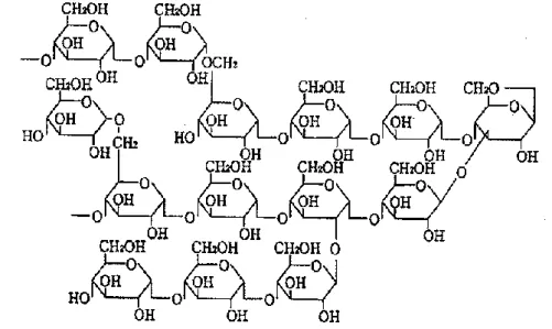 Fig. 2  Estimated structural formula of Fibersol-2  26) .