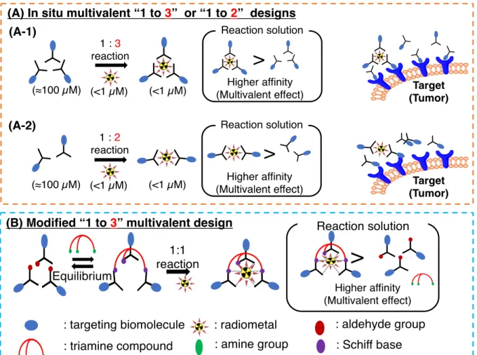 Figure 3. A conceptual illustration of the in situ molecular design of multivalent probes