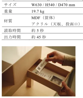 表 2  試 作 1 号 機 （両 面 ）の諸 元  