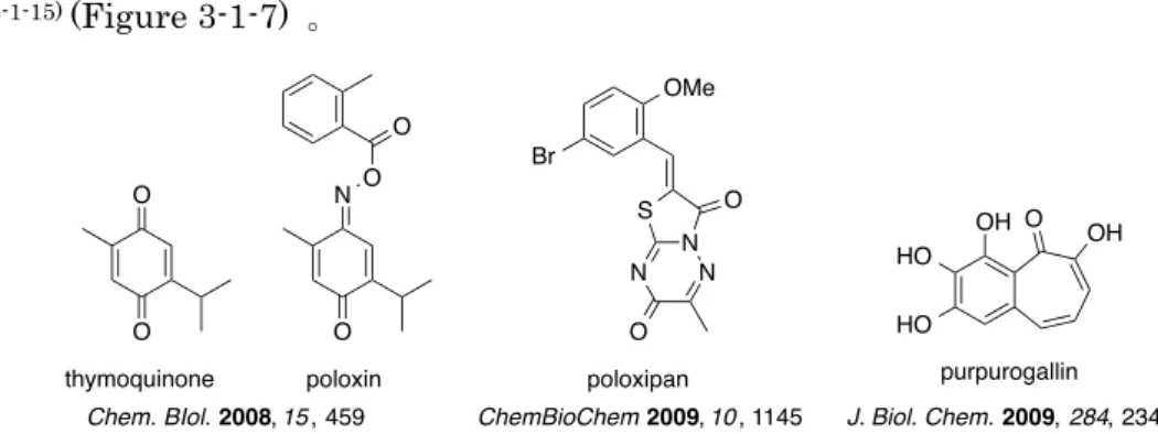 Figure 3-1-7. PBD 相互作用を阻害する非ペプチド型低分子 3-1-15)