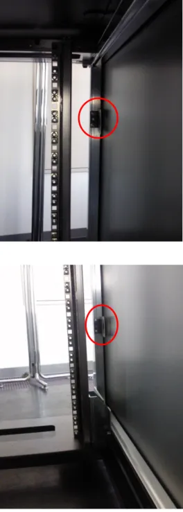 図 11. Bracket toolless Universal RPDU (PDU 取付け金具)取付け写真