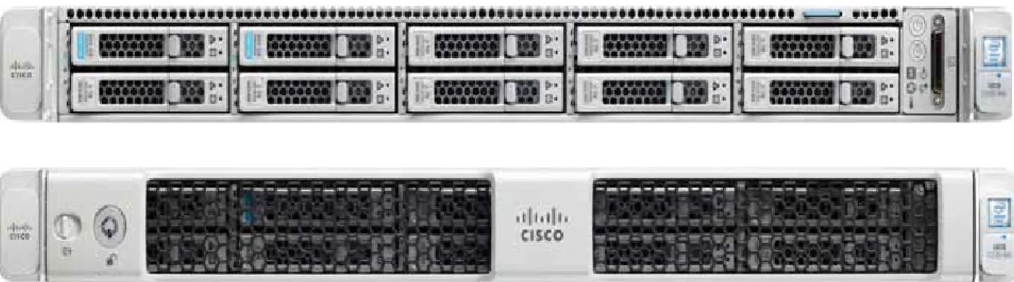 図  1  Cisco UCS C220 M5 SFF  ラック サーバ