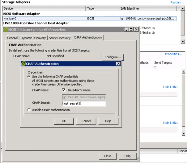 図  6 ESX 3.5  での  CHAP  認証