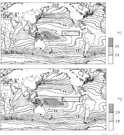 図 12-1:  １月の海面水温 