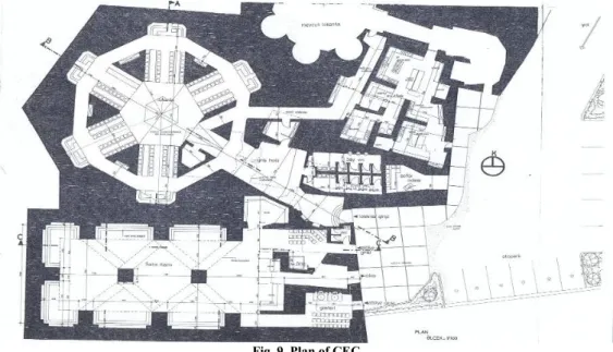 Fig. 9. Plan of CEC  design  including  the  use  of  both  the  old  and  new  places  was 