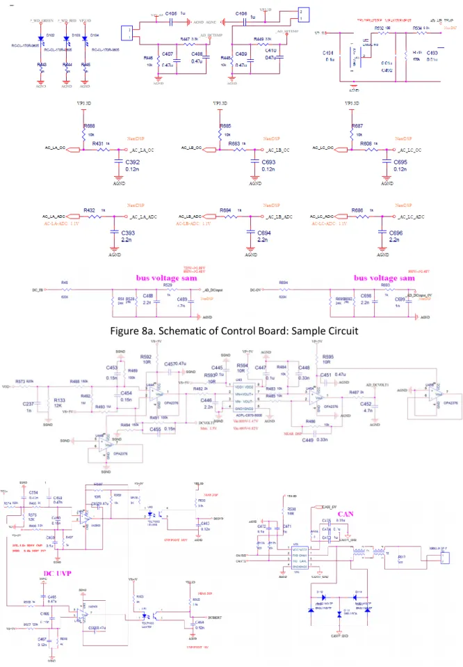 Figure 8a. Schematic of Control Board: Sample Circuit 