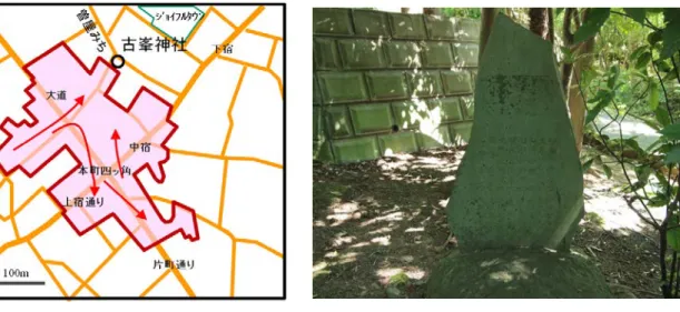 図 5  龍法寺にある供養塔 
