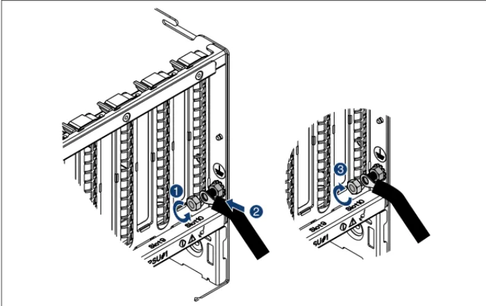 図 5: 保護接地導体の取り付け