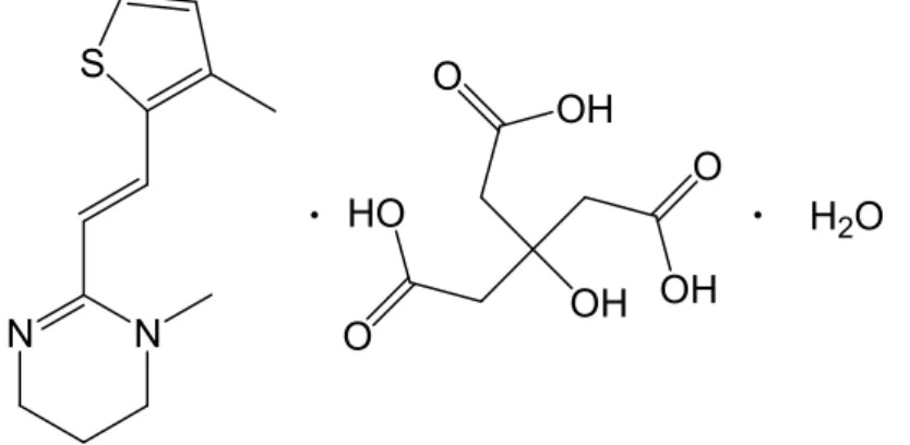 Fig. 1      Chemical structure of morantel citrate 