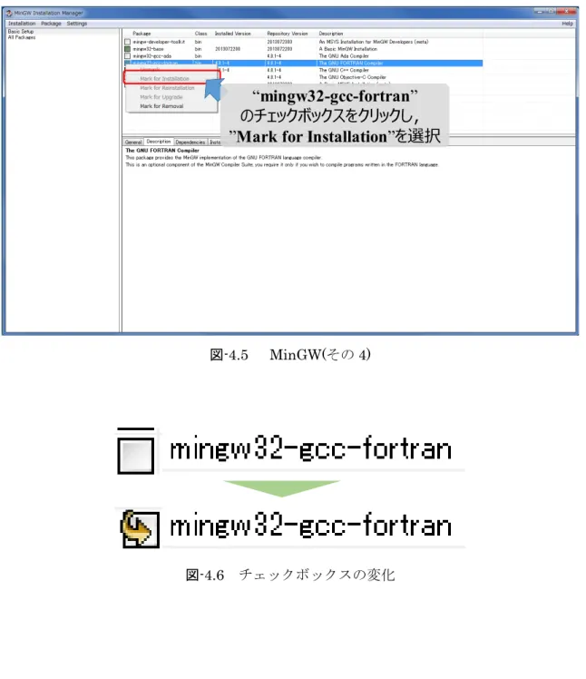 図 -4.5   MinGW( その 4)   