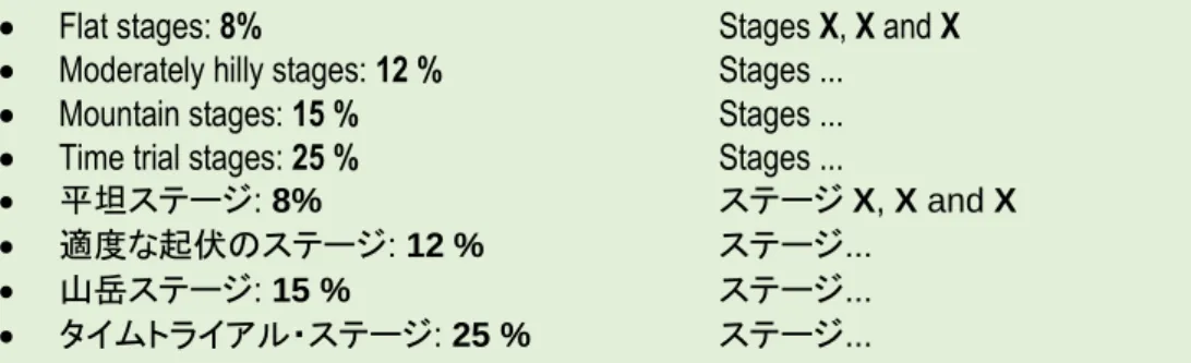 TABLE OF PRIZES 