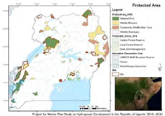 Figure 3.2-3    Protected Area in UGANDA 