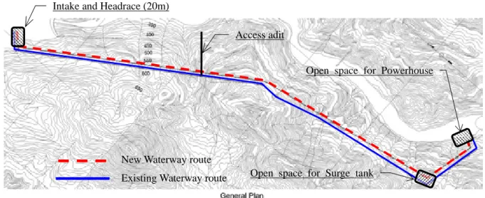 Figure   9.3.1-1  Route of Waterway 