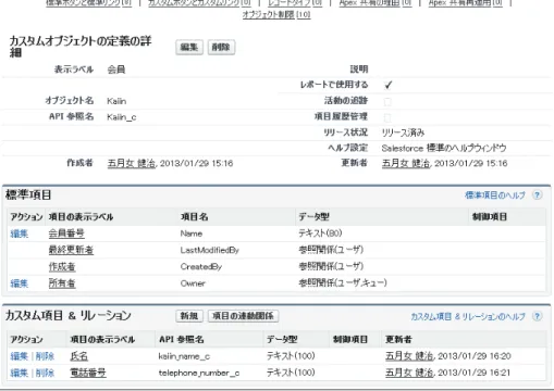 図 17.35 会員 オブジェクト