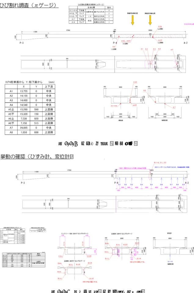 図 2.2.4  ひび割れ調査（πゲージ） 