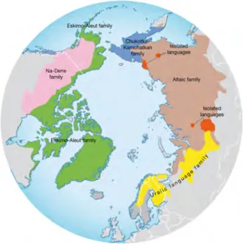 図 1.8  北極圏に居住する先住民族 11
