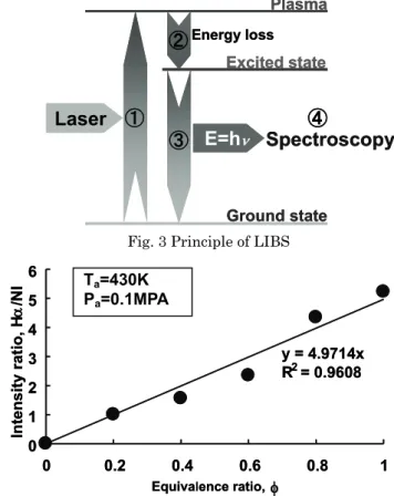 Fig. 3 Principle of LIBS 
