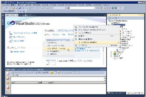 図  3.34  区分およびイテレーション  (Visual Studio) 