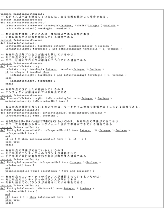 図 A.6: 需要と供給のバランスを維持する計画を立案するビジネスプロセスに対する制約