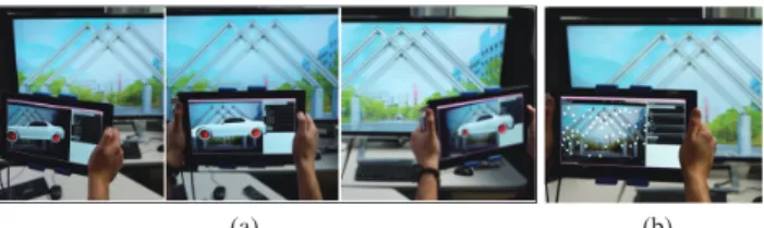 Fig. 1 Our method can be applied for augmented reality applications (a).