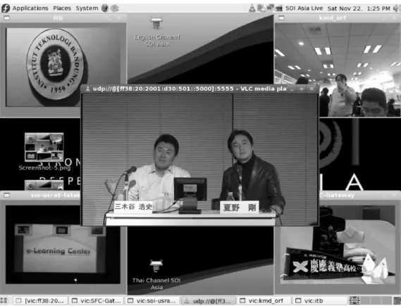 Fig. 3.4. Screenshot from Dokodemo SOI Asia Terminal