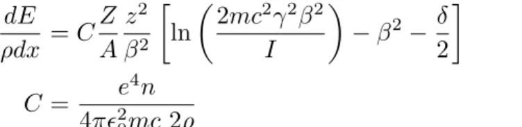 図 3.7: Seive Slit の設計図 [30] ： Sieve Slit には 49 の穴が空いており、穴の大きさは直径 4 mm と 2 mm のものがある。穴の間隔は横に 12.5 mm, 縦に 25 mm で等間隔にある。 Sieve Slit の大きさは縦に 14 cm, 横に 20 cm である。 3.2 解析手法 3.2.1 VDC 原理 荷電粒子が VDC の中を通過すると、 VDC の中に充満しているガス分子を電離させながら減 速してゆく。ガス中に荷電粒子が通過したときに荷電粒子が失