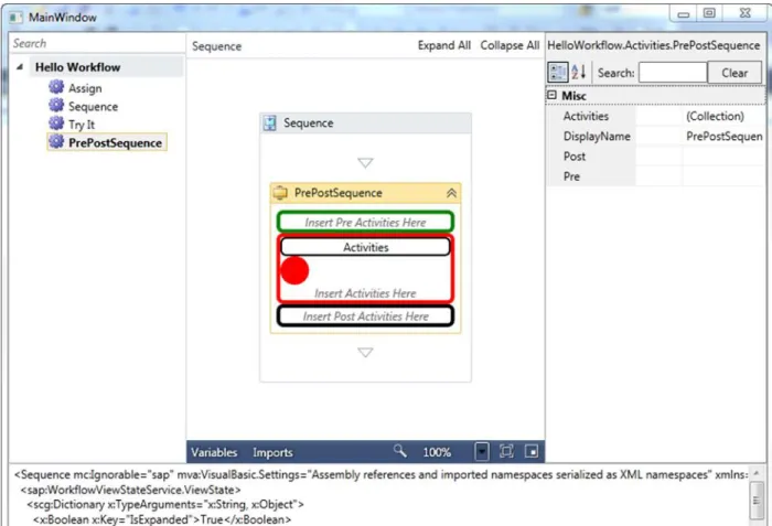 図  63  WorkflowDesigner  をホストする  HelloDesigner  ゕプリケーション 次の手順 まとめ まとめ このハンズオン ラボでは、簡単な  Windows Workflow  ゕプリケーションを作成して、