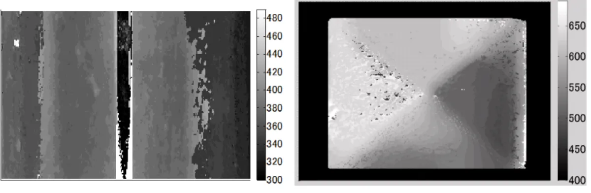 Figure 11. Captured polarized image and reconstructed image with estimated shapes and ﬁlm thickness.