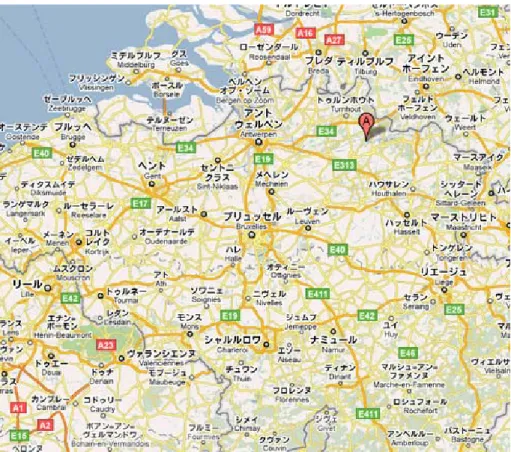 図 1-4-9  ベルギー・Dessel 工場位置図