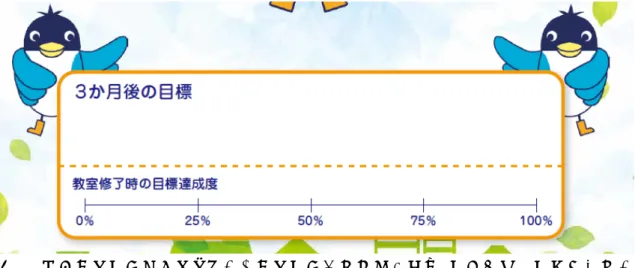 図 2 開始時の目標設定および修了時の目標到達度記入欄（世田谷区高齢福祉部介護予 防・地域支援課）