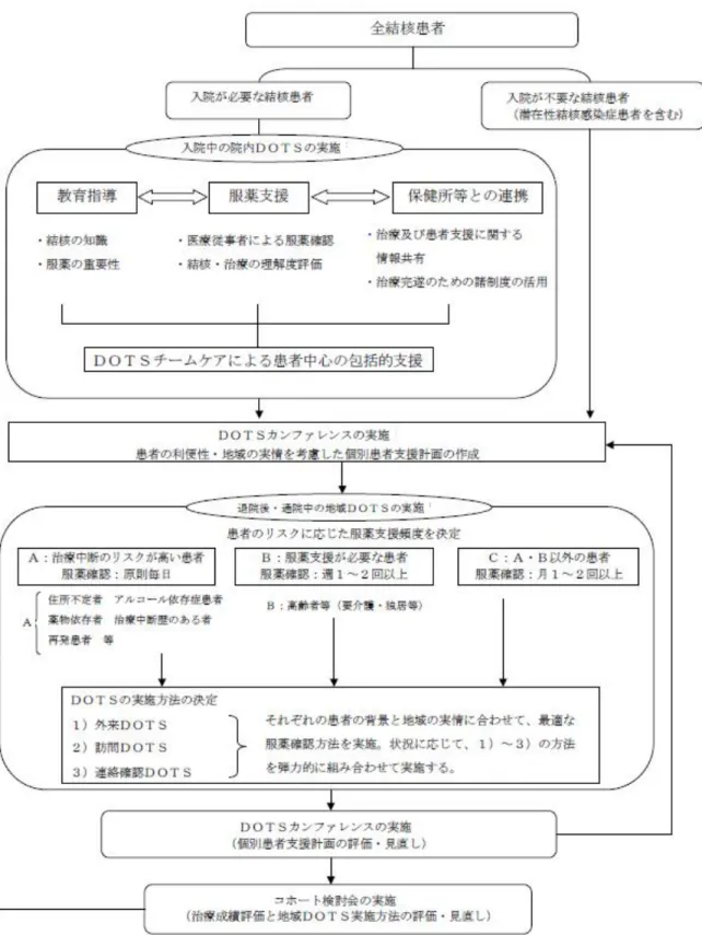 図 1  日本版 21 世紀型 DOTS 戦略（厚生労働省，2011  健感発 1012 第 5 号） 