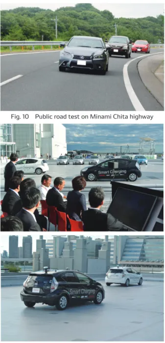 Fig. 11　Demonstration in 2013 ITS World Congress in  Tokyo