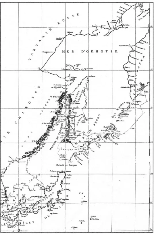 図 2 ラペルーズ「タタール海峡探検図」（1797）