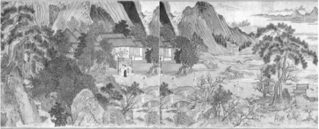 図 5　仇英《桃花源図》（部分）16 世紀 ボストン美術館蔵