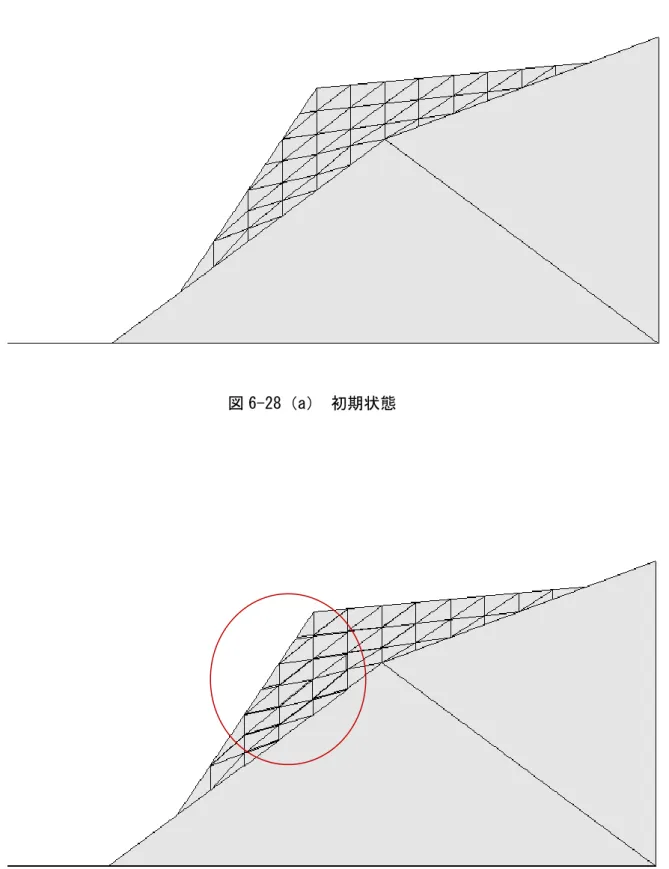 図 6-28（ｂ） 下層部の破壊発生 