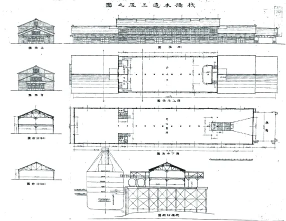 図 4-24　横浜税関桟橋上屋