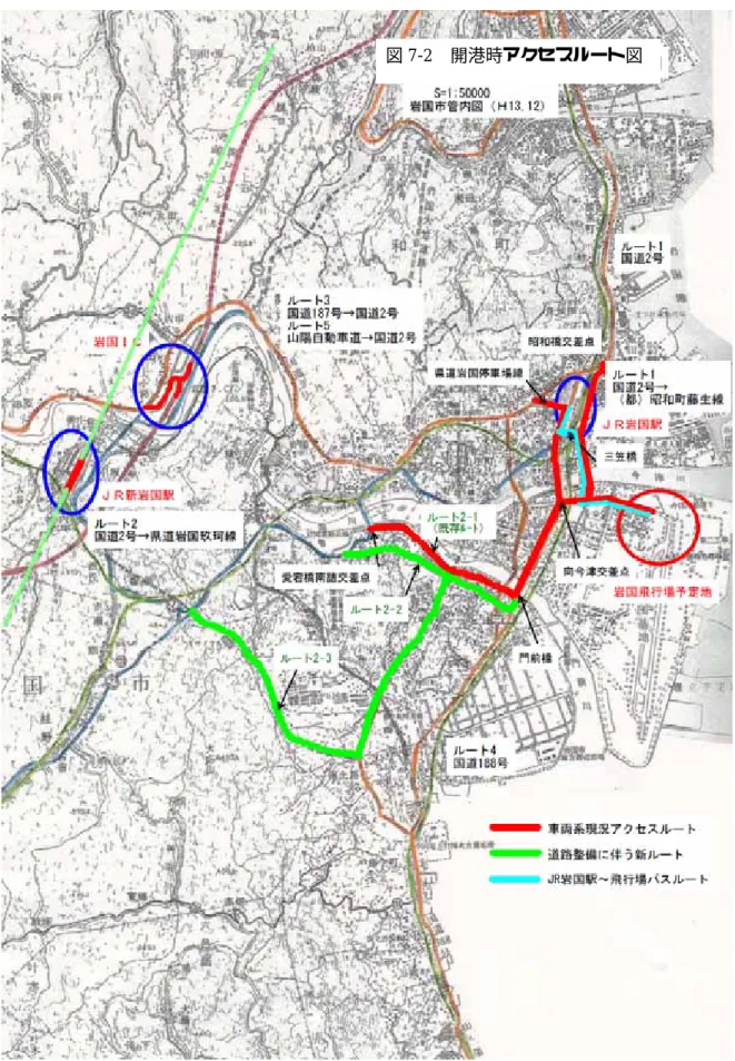 図 7-2   開港時アクセスルート図