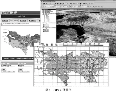 図 1 GIS の使用例
