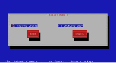 図 2-1 　 mlupdater の起動画面