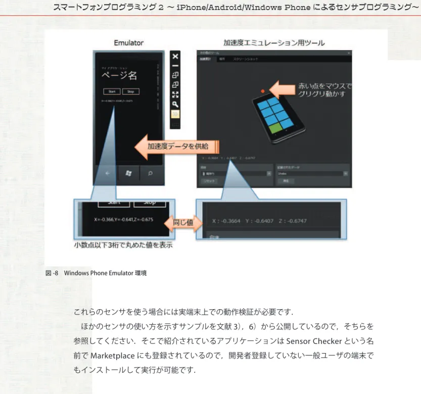 図 -8　Windows Phone Emulator 環境