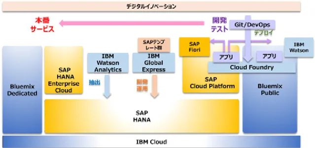 図 2   SAP と IBM のデジタルイノベーションの融合