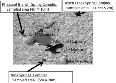 Figure 1 Location of study sites