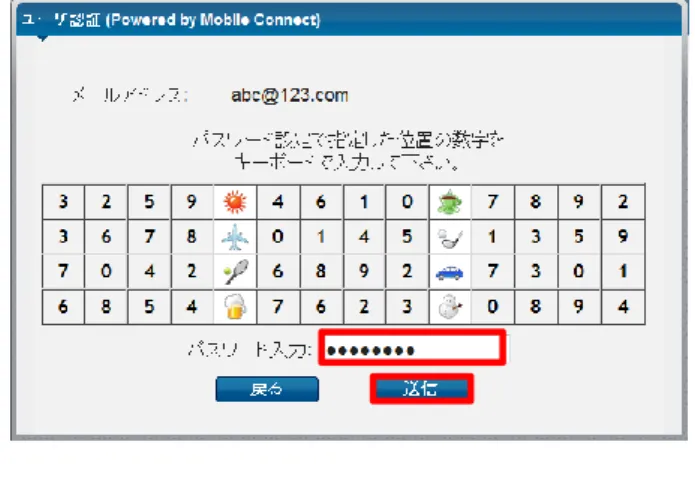 図  2-8. Terms and Conditions 画面 