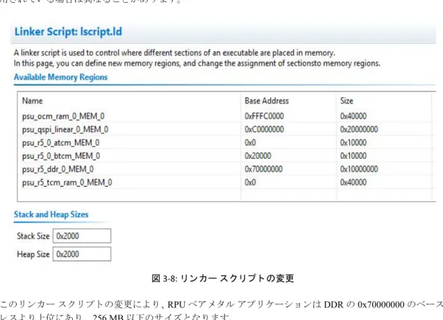 図  3-8: リ ン カ ー ス ク リ プ ト の変更