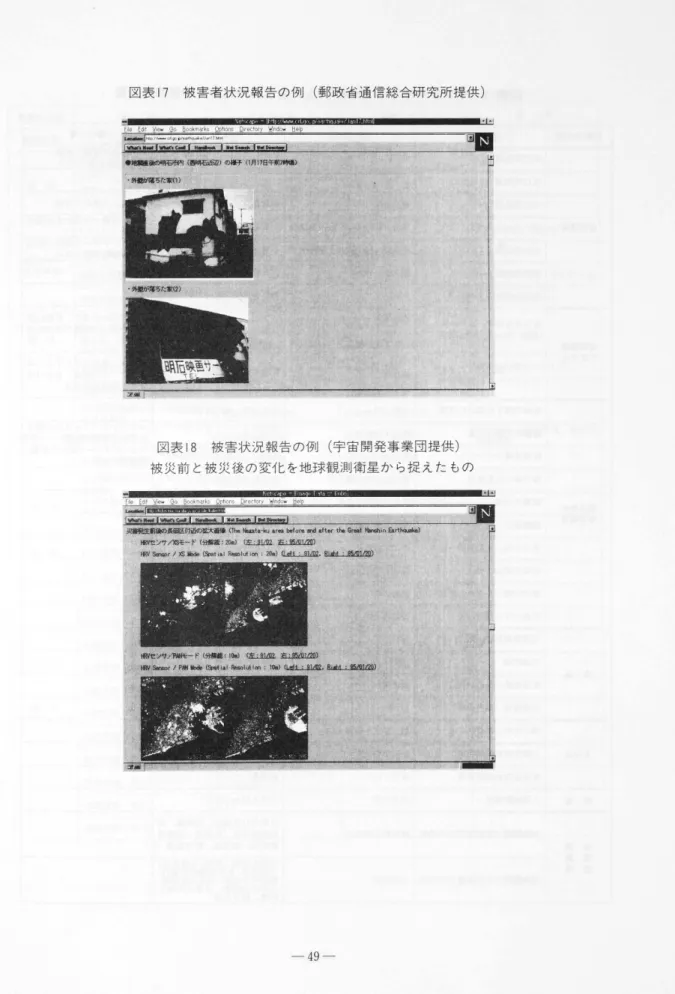 図 表17被 害 者 状 況 報 告 の例(郵 政 省 通 信 総 合研 究 所 提 供)